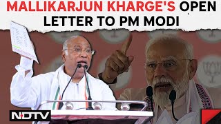 Mallikarjun Kharge News  Mallikarjun Kharges Open Letter To PM Modi quotWhen All This Is Overquot [upl. by Nanor]