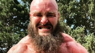 Braun Strowman home workout amp Poses [upl. by Atteynod897]