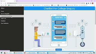 AE039  College Enquiry Chatbot using NLP [upl. by Amled]