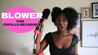 REVIEW Cepillo Secador one step en cabello afro 4c ♥  Yudis [upl. by Vincenty]