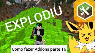 Addons Maker 16 Como fazer Fluidos e Projétil Explosivo [upl. by Ecilahc]