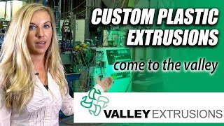 Custom extruded plastic profiles  Valley Extrusions  Allentown PA [upl. by Akeyla437]