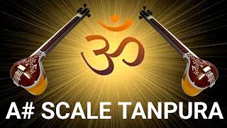 A Scale Electranic Tanpura। पांचवा काला स्केल तानपुरा। Best For Siniging। Best For Meditation [upl. by Yenhpad462]