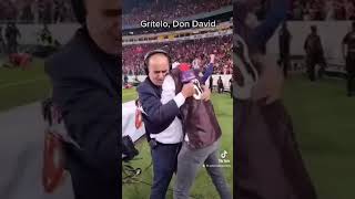 así celebró David Medrano el Campeonato del Atlas [upl. by Nemhauser522]