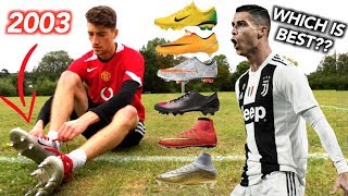 Testing ALL of Cristiano Ronaldos Football Boots 20032019 [upl. by Luis478]