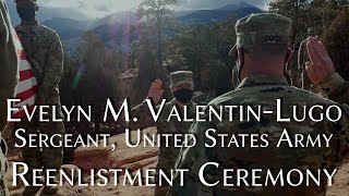 Reenlistment Ceremony for Sergeant ValentinLugo [upl. by Fife]