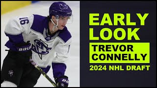 TREVOR CONNELLY Highlights  2024 NHL Draft [upl. by Jacobs]