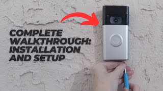 Ring Video Doorbell  1080p HD video Easy Installation Guide and Setup Tutorial [upl. by Kirenoj627]