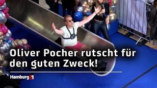 quotPromiRutschBattlequot Pocher Pavlovic und co rutschen für guten Zweck [upl. by Andromede563]