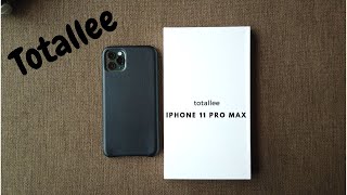 Totallee iPhone 11 Pro Max Leather and Clear Case [upl. by Tsui113]