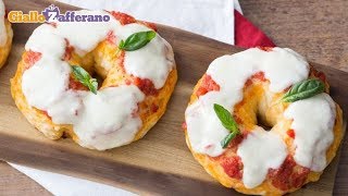 CIAMBELLE PIZZA  Ricetta in 1 minuto [upl. by Roosnam417]