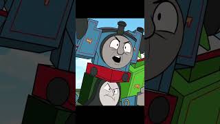 Robot Thomas VS Robot Postman Pat  Story Memes Animation cursedthomas trending postmanpat [upl. by Eirrotal]