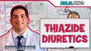 Thiazide Diuretics  Mechanism of Action Indications Adverse Reactions Contraindications [upl. by Mraz]