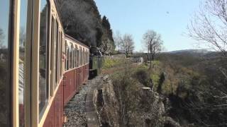 Ffestiniog Railway Porthmadog to Blaenau Ffestiniog behind Earl of Merioneth  26th March 2012 [upl. by Lihcox953]