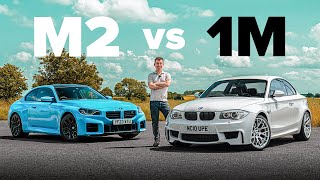 BMW M2 vs BMW 1M  New vs Old – BMW’s best baby M cars [upl. by Quick]