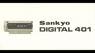 Sankyo Digital 401 cyclometer clock [upl. by Furey470]