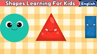 Shapes Names  Learning Video For Kids  Shapes Song [upl. by Nivets]