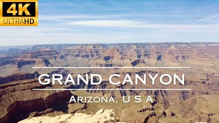 Grand Canyon National Park  Walking Tour 4K [upl. by Aihpled]