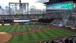 Seattle Mariners Starting Lineup Opening Day 2015 [upl. by Yursa]