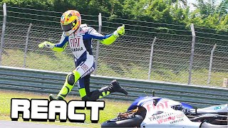 React 20 WEIRDEST MOTORSPORTS MOMENTS [upl. by Idieh]