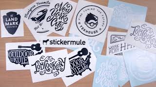 Custom stickers Free shipping Sticker Mule [upl. by Epilif]