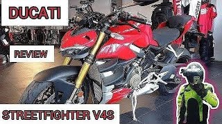 DUCATI STREETFIGHTER V4S REVIEW Y FICHA TÉCNICA 😎🏍️ [upl. by Ardekan383]