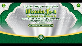 Wisuda Ke ll Marhalah Ula Strata l [upl. by Oam]