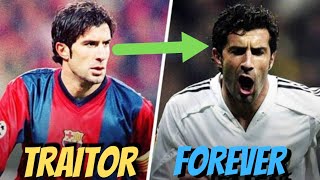 The Real Reason why Figo BETRAYED Barcelona [upl. by Ettenil]