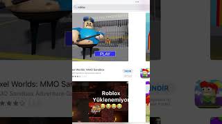 Roblox yüklenemiyor 😭😭😭😭shorts [upl. by Maddeu]