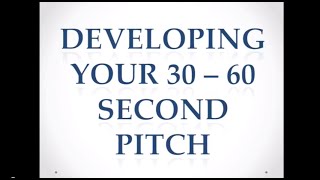 How to Create an Elevator Pitch [upl. by Gnagflow]