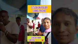 video karaoke stuck on you By Lionel Richiecover songviralvideo 👏🫰❤️viralvideo [upl. by Ameerahs226]