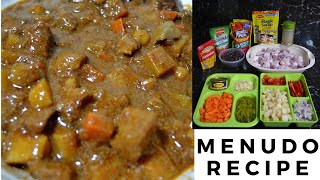 MENUDO RECIPE  Jammies Family Vlogs [upl. by Anialram]