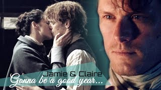 Джейми и Клэр Jamie amp Claire  Gonna be a good year 3x06 [upl. by Cutlip]