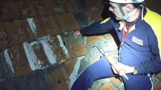 Emergency roof repair  Fixing a roof tile with Silicone [upl. by Tteve]