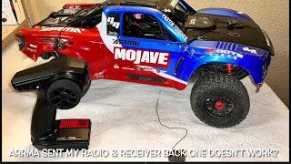 New Mojave 4s Gets Its Radio Back from Arrma new big rocks with issues More work than expected [upl. by Kissel]