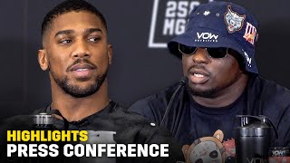 HIGHLIGHTS  Anthony Joshua vs Dillian Whyte 2 • PRESS CONFERENCE  DAZN amp Matchroom Boxing [upl. by Langille130]