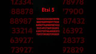 Etsi 5 [upl. by West]