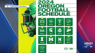 Oregon football 2024 schedule released no rivalry game with Oregon State [upl. by Hsuk]