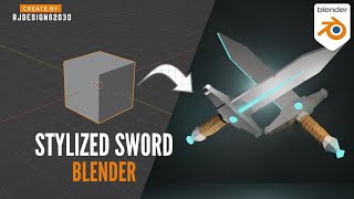 quotMaking a Sword in Blender quotblender 19 [upl. by Anirbak]