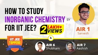 How to Study Inorganic Chemistry for JEE Main amp Advanced  Tips and Tricks with IIT JEE AIRs Topper [upl. by Scoter]