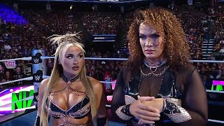 WWE Bayley amp Naomi vs Tiffany Stratton amp Nia Jax 92024 [upl. by Sanjiv]