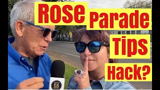 Rose Parade Tips  Local hacks amp best places to see The Rose Parade [upl. by Nelyaw]