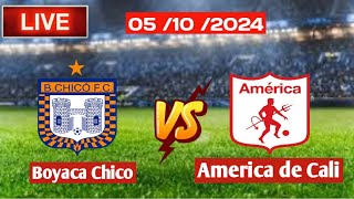 Boyaca Chico Vs America de Cali Categoría Primera A [upl. by Jonah]