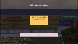 como escribir con color en minecraft 3 172 [upl. by Aihsenor]