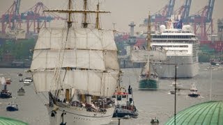 Einlaufparade zum Hamburger Hafengeburtstag 2013 [upl. by Golter421]