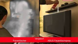 ABUS FLS580  Feuerlöschspray zur Hilfe bei Entstehungsbränden [upl. by Hallimaj]