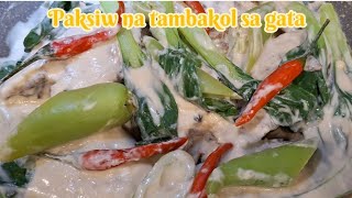 Paksiw na tambakol sa gata recipe home cooking fish pork paksiw gata [upl. by Nais]