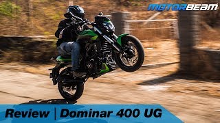 2019 Bajaj Dominar 400 UG Review  Is It Still Value For Money  MotorBeam [upl. by Nahpets174]