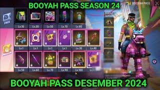 BOCORAN FF  EVENT TERBARU 2024 BOOYAH PASS BULAN DESEMBER 2024 TERAKHIR REVIEW BOOYAH PAS SEASON24 [upl. by Jackqueline]