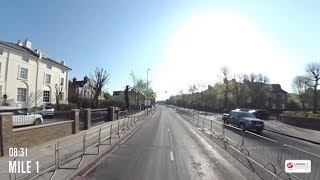 The full London Marathon course in 90 seconds ⏩ [upl. by Gilud]